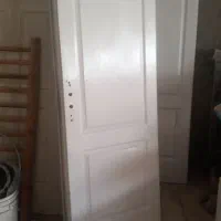 دو عدد درب سرویسی بادسگیره وقفل سالم