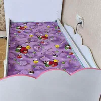 تخت دخترانه  از ۲ ماه تا ۱۰ سال باتشک|تخت و سرویس خواب|رشت, حمیدیان|دیوار