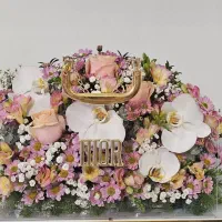 گل کیفی ترکیبی با ارکیده کد ۱۰۱۴ گلاریس