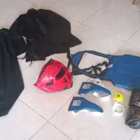ست کامل دفاع شخصی کلاه،هوگو،ساقبند،محافظ پاولسه|تجهیزات ورزشی|شیراز, شهرک گلستان|دیوار