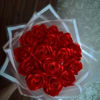 گل رز روبانی سفارشی