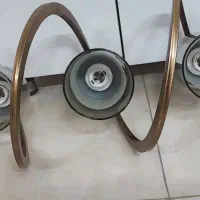 لوستر برنز ۳شاخه|لوستر و چراغ آویز|مشهد, ابوذر|دیوار