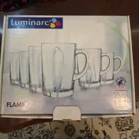 ۶ عدد لیوان دسته‌دار luminary اماراتی