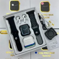 ساعت هوشمند و هندزفری بلوتوث W26 Pro Max|ساعت|هشتگرد, شهرک جهان ویلا (درخشانیه)|دیوار