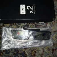 دو عدد عینک 3 بعدی نو