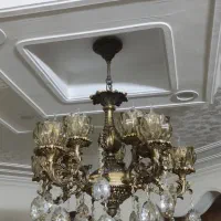 لوستر پنج شاخه|لوستر و چراغ آویز|شاهین‌شهر, شهرک میلاد|دیوار