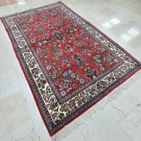 قالیچه پرده‌ای دستباف کرمان جفت|فرش|تهران, ونک|دیوار