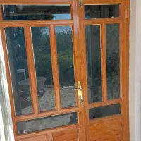 درب ورودی پذیرایی آلومینیومی|مصالح و تجهیزات ساختمان|حمیل, |دیوار