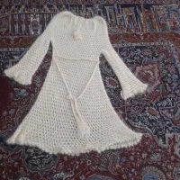 شال رودوشی وپیراهن بلند