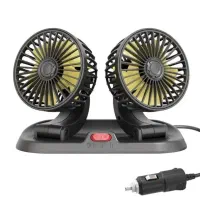 پنکه دوقولو خودرو اتصال فندکی مدل Mars X-666