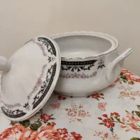 سه عدد سوپ خوری آنتیک (مارک ارکیده و دولوکس ژاپنی)|کلکسیون اشیاء عتیقه|تهران, کوی بیمه|دیوار