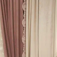شال پرده دو تکه شیک سلطنتی|پرده، رانر، رومیزی|کرمانشاه, |دیوار