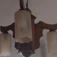 لوستر چوبی|لوستر و چراغ آویز|رشت, پل تالشان|دیوار