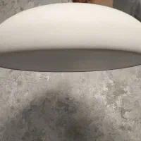 لوستر حبابی چراغ آویز سفید رنگ