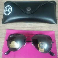 عینک ریبن خلبانی آفتابی دودی ساخت ایتالیا|زیورآلات و اکسسوری|اردکان, |دیوار