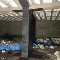 مقاوم سازی کاشت میلگرد  و ترمیم و Frp و مش بندی