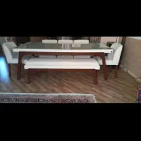 میزغذاخوری۸ نفره تمام چوب برندسیب|میز و صندلی غذاخوری|اراک, |دیوار