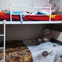 تخت دوطبقه فلز و ام دی اف|تخت و سرویس خواب|قرچک, شهرک الحدید|دیوار