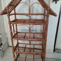 کتابخانه حصیری ۳ طبقه بسیار شیک و مدرن