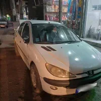 206sd مدل۹۶ فنی سالم درب موتور یک لکه رنگ