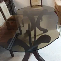 شیشه میز ۸تا۱۰نفره سالم به صورت توافقی