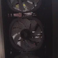 کیس گیمینگ همراه با مانیتور و لوازم|رایانه رومیزی|صحنه, |دیوار