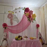 جشن تکلیف دکور دیزاین جشن شکوفه ها گل آرایی الفبا|خدمات پذیرایی، مراسم|قم, پردیسان|دیوار