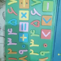 حروف آموزشی الفبا واعداد