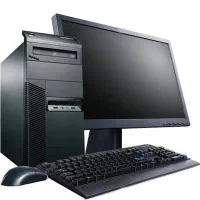 کامپیوتر همراه با میز  و باند