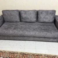مبل سه نفره با جلو مبلی|مبلمان خانگی و میز عسلی|جم, |دیوار