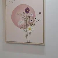 تابلو دستساز با قاب چوبی
