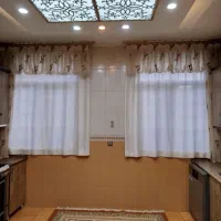 پرده حریر ترک با آستر ساتن و یالان پفکی|پرده، رانر، رومیزی|کرمانشاه, |دیوار