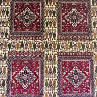 فرش دستبافت گل ابریشم قشقایی/اقساطی|فرش|مشهد, فلسطین|دیوار