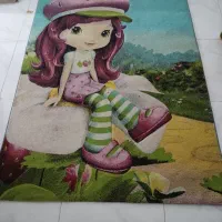 فرش اطاق بچه و دوتا گلیم کناره