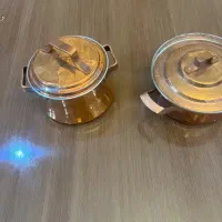 دو عدد قابلمه مسی تمیز و باکیفیت