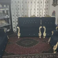 یک دست مبل در حد نو|مبلمان خانگی و میز عسلی|صائین قلعه, |دیوار