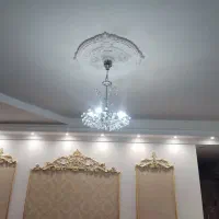 دو عدد لوستر استیل