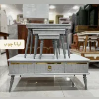 ست جلو مبلی وکیوم همراه ۳ عدد عسلی به قیمت تولیدی