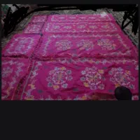 پوش تشک و بالشت گلدوزی چرخی سنتی