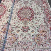 فرش جفت ۶ متری تبریز طرح خطیبی رج ۳۰