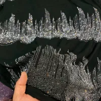 پارچه حریر نگیندار طرح آتشی همونی که دنبالش بودی|لوازم خیاطی و بافتنی|اهواز, نادری|دیوار