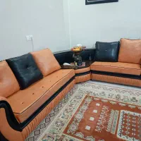 مبل هفت نفره|مبلمان خانگی و میز عسلی|شاهین‌شهر, شهرک گلدیس|دیوار