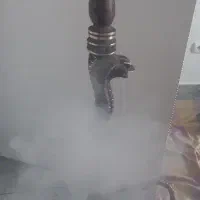 قلیان چوبی طرح مار