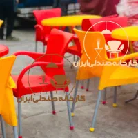 صندلی پلاستیکی باغی غذاخوی موزرلا(صندلی ایران)|میز و صندلی غذاخوری|تهران, میدان ولیعصر|دیوار
