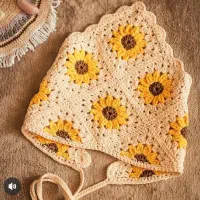 مینی اسکارف و باندانا دست بافت