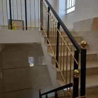 نرده راه پله استیل