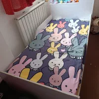 تخت نوجوان باتشک|تخت و سرویس خواب|قائم‌شهر, |دیوار