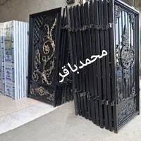 فرفورژه دار شکیل درب حیاطی باغی ویلایی سنگین بارنگ|مصالح و تجهیزات ساختمان|تهران, آذری|دیوار
