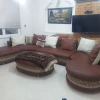 مبل تمام چرم ۹ نفره