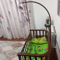 گهواره چوبی|تخت و صندلی بچه|نسیم‌شهر, |دیوار